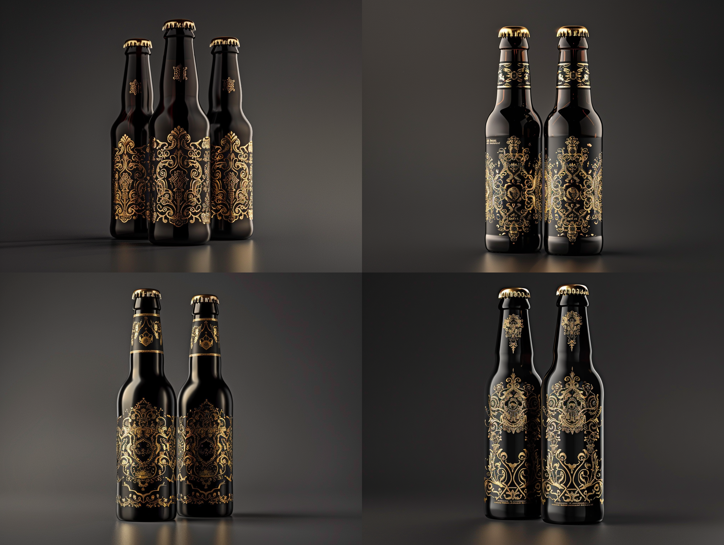 高端黑金啤酒包裝設(shè)計