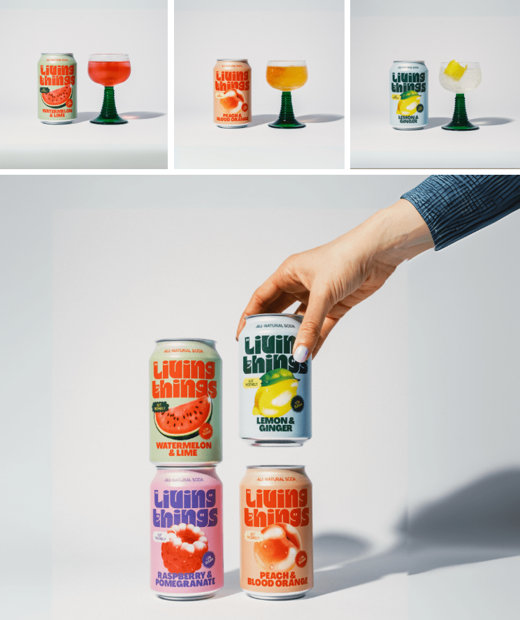 LivingThings果啤包裝設(shè)計(jì)欣賞：繽紛果味，魅力綻放 —— 邂逅驚艷水果啤酒包裝設(shè)計(jì)