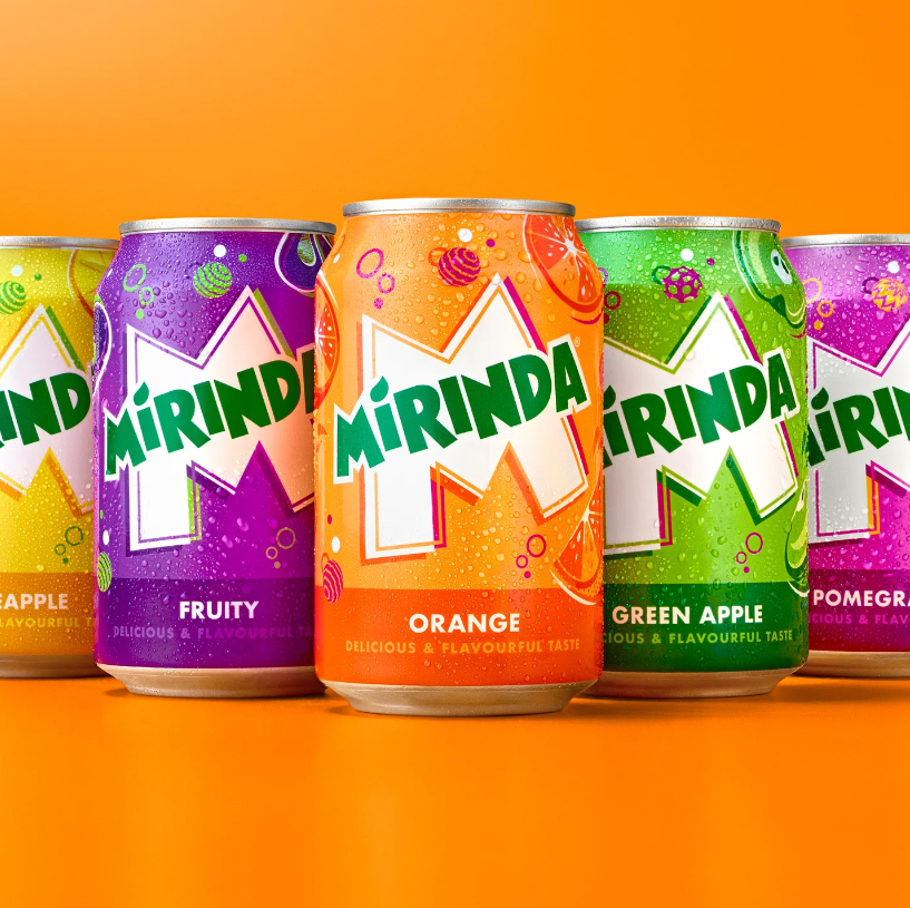 美年達(dá)飲料系列化包裝設(shè)計