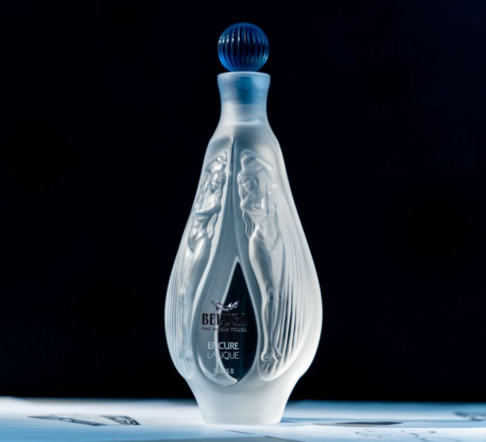 Lalique 和 Beluga 推出 Beluga Epicure Series II，合作推出伏特加包裝設(shè)計