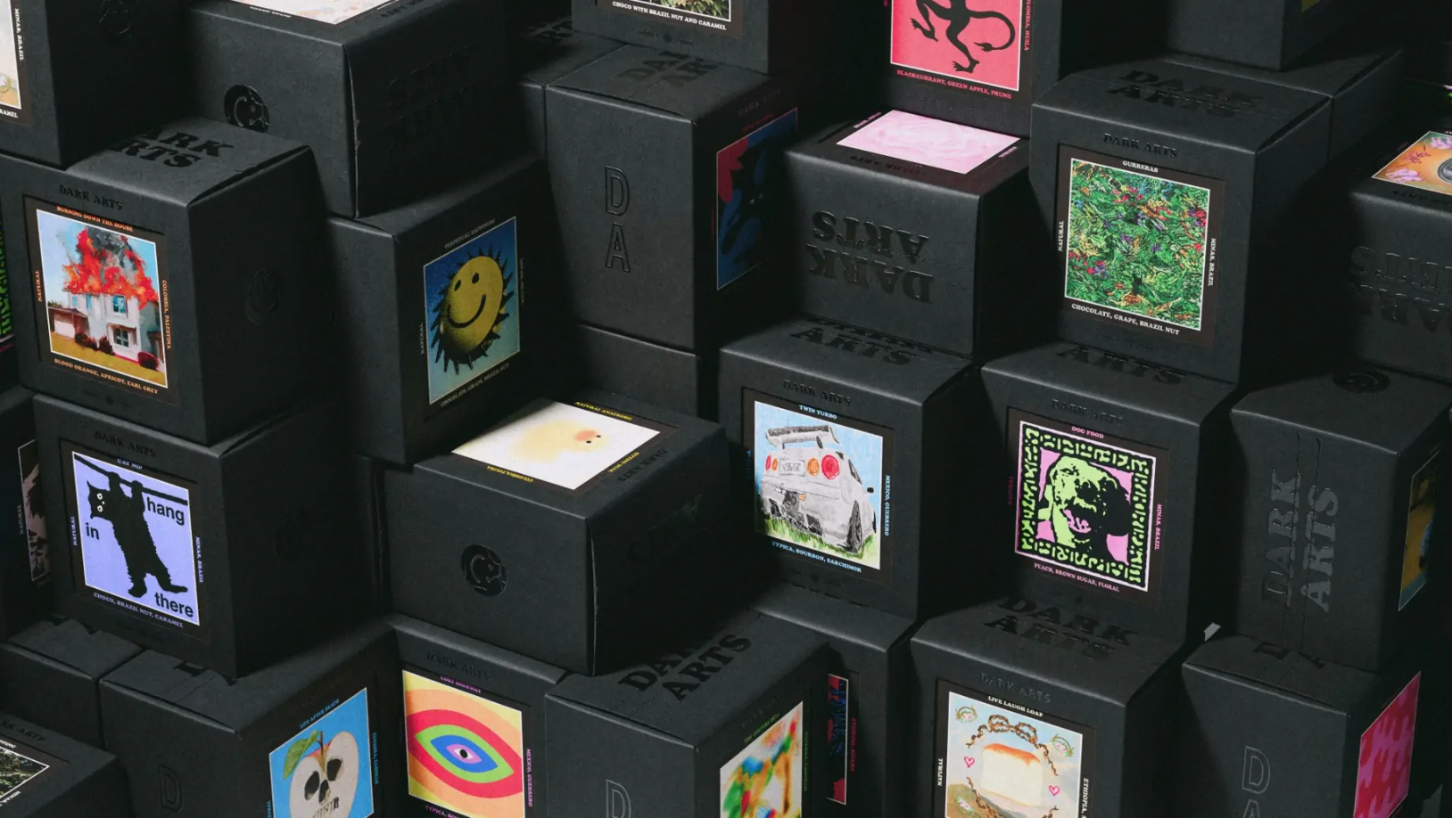 黑暗藝術(shù)咖啡包裝設(shè)計by NOT Wieden+Kennedy