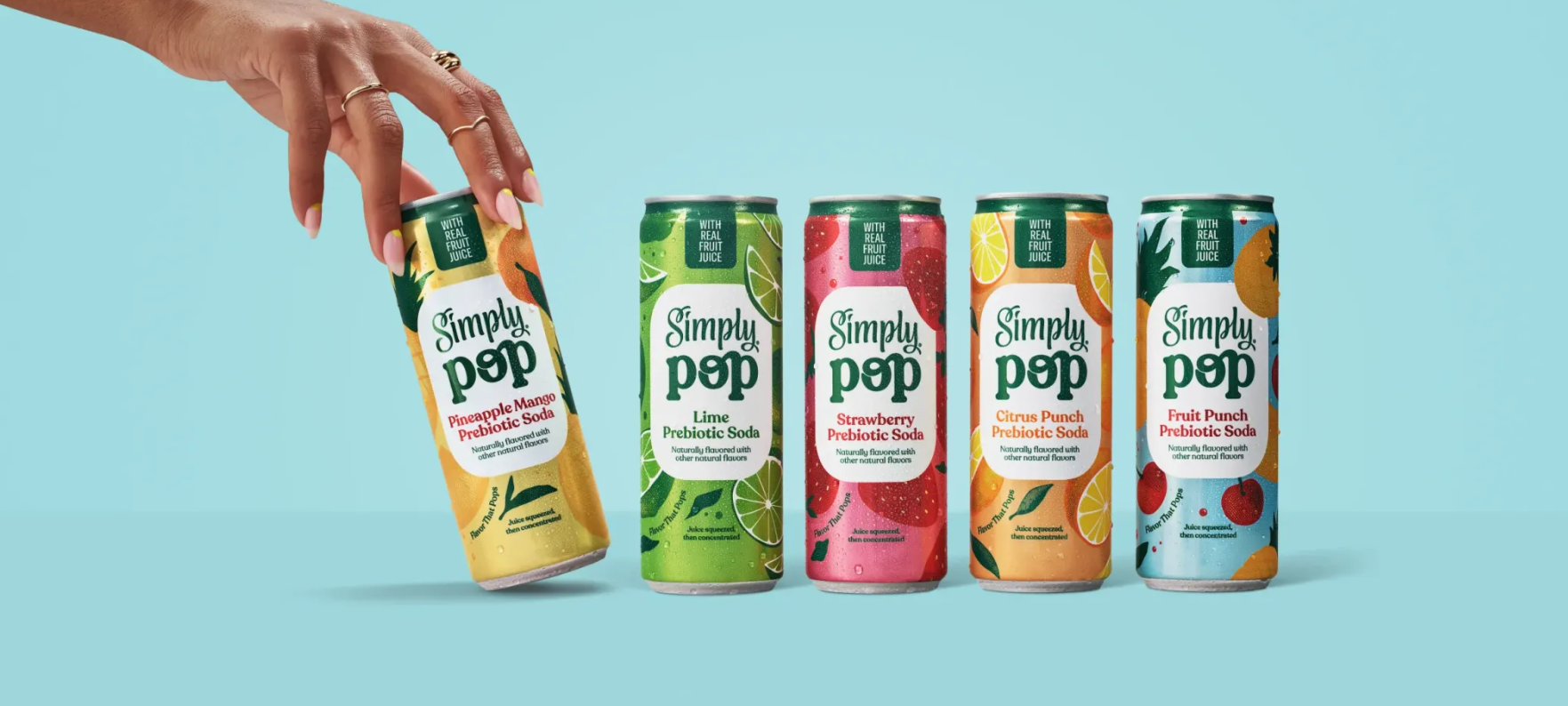 可口可樂推首款益生元汽水 Simply Pop，包裝設(shè)計有何亮點？