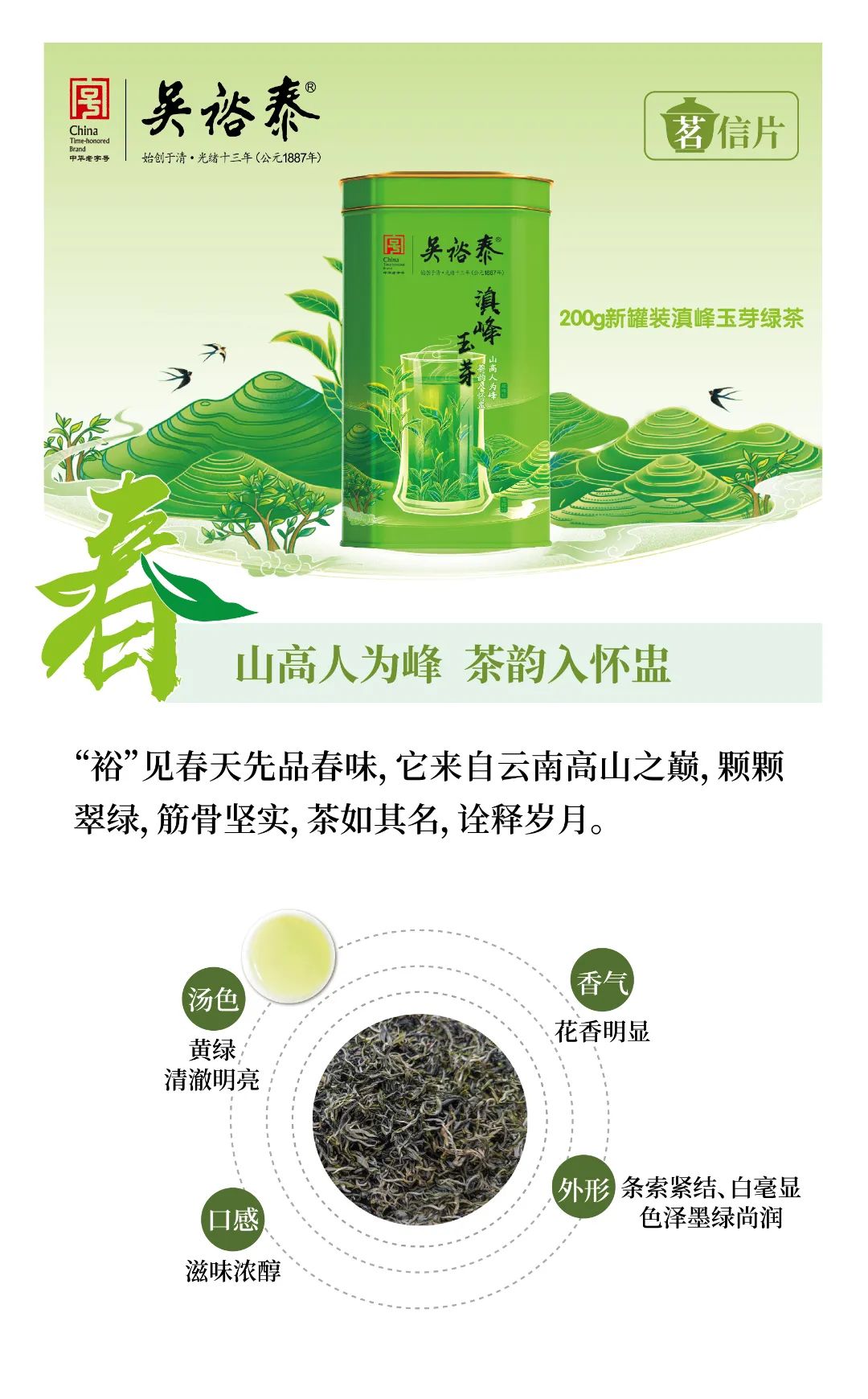 吳裕泰滇峰玉芽 吳裕泰滇峰玉芽